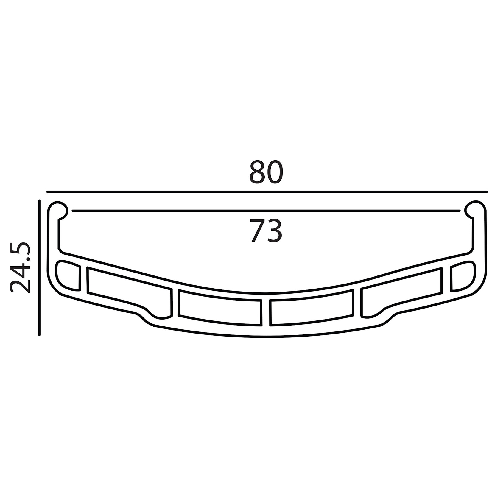 Origin8 Origin8 Rim - DAT-PRO-80, 26", 559-73, 36h, 14g, Presta