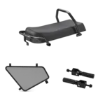 Velotric GoMad Passenger Kit - Seat Pad, Handlebar, Foot Pegs, Wheel Guards