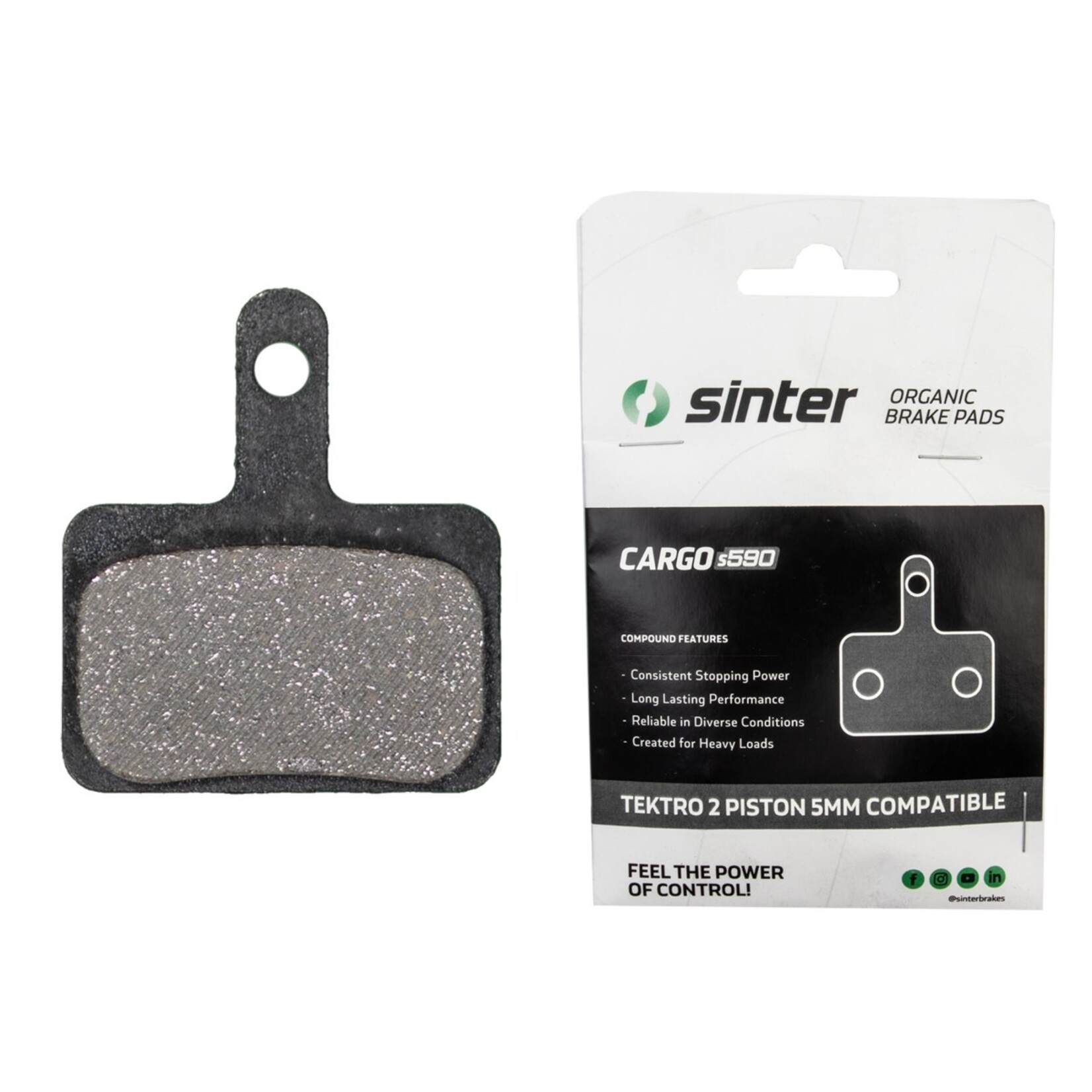 SINTER Sinter Brake Shoes - Type 19, 5mm, Organic