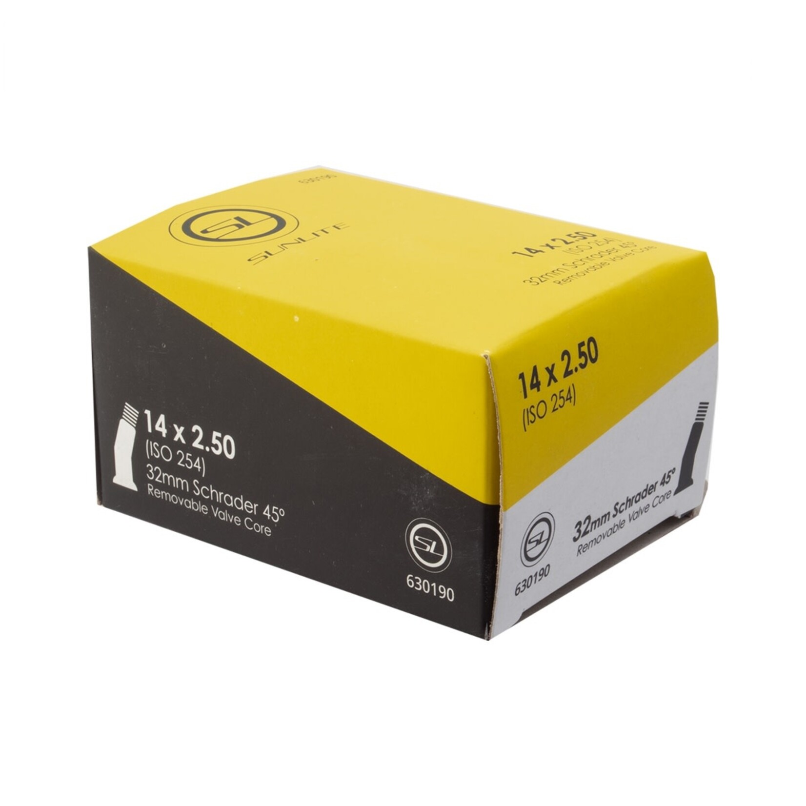 Sunlite Sunlite Tube - 14 x 2.5, 45 degree, Schrader