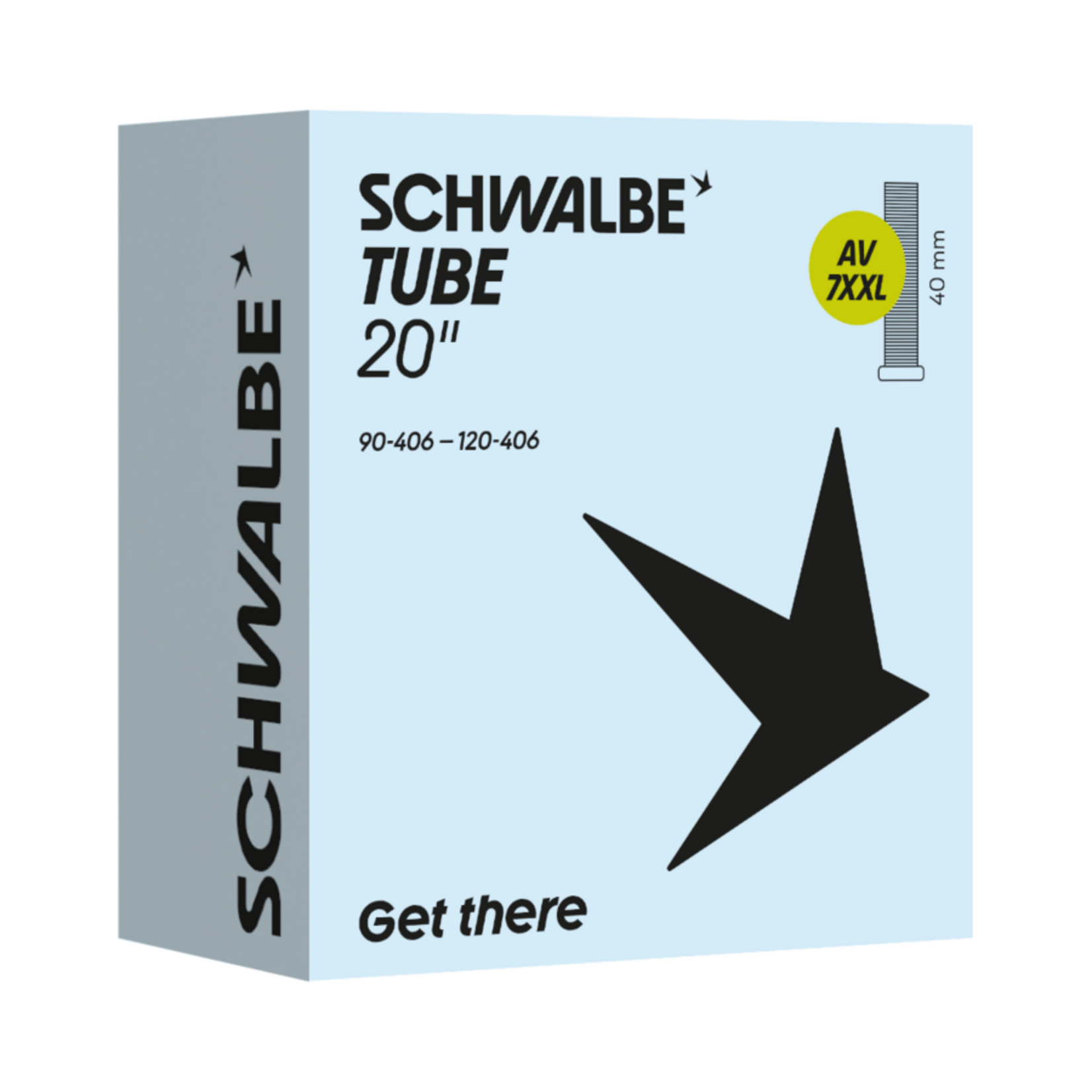 Schwalbe Schwalbe Tube - AV, 20" (7XXL), 40mm