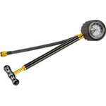 Lezyne Lezyne Shock Drive Pump - Braided Hose, 400psi Gauge, Black