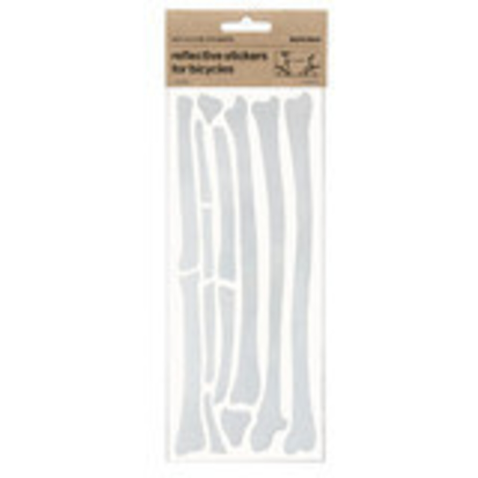 Bookman Visibility Bookman Visibility Reflective Stickers - Bone, White