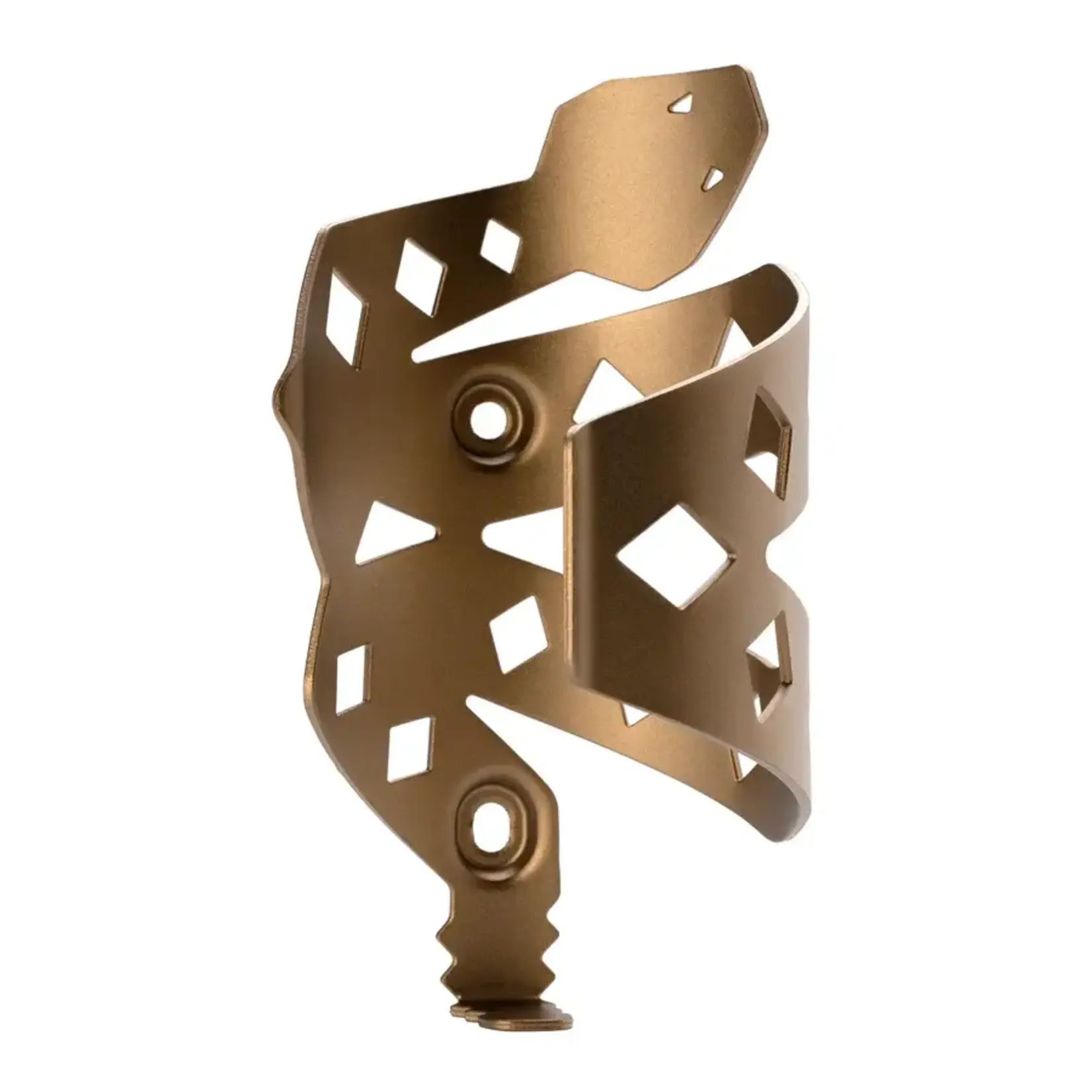 Portland Design Works PDW Bottle Cage - Rattlesnake, Desert Gold, Left