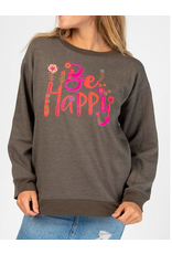 Natural Life Be Happy Sweatshirt