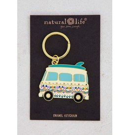 Natural Life VW Bus Keychain