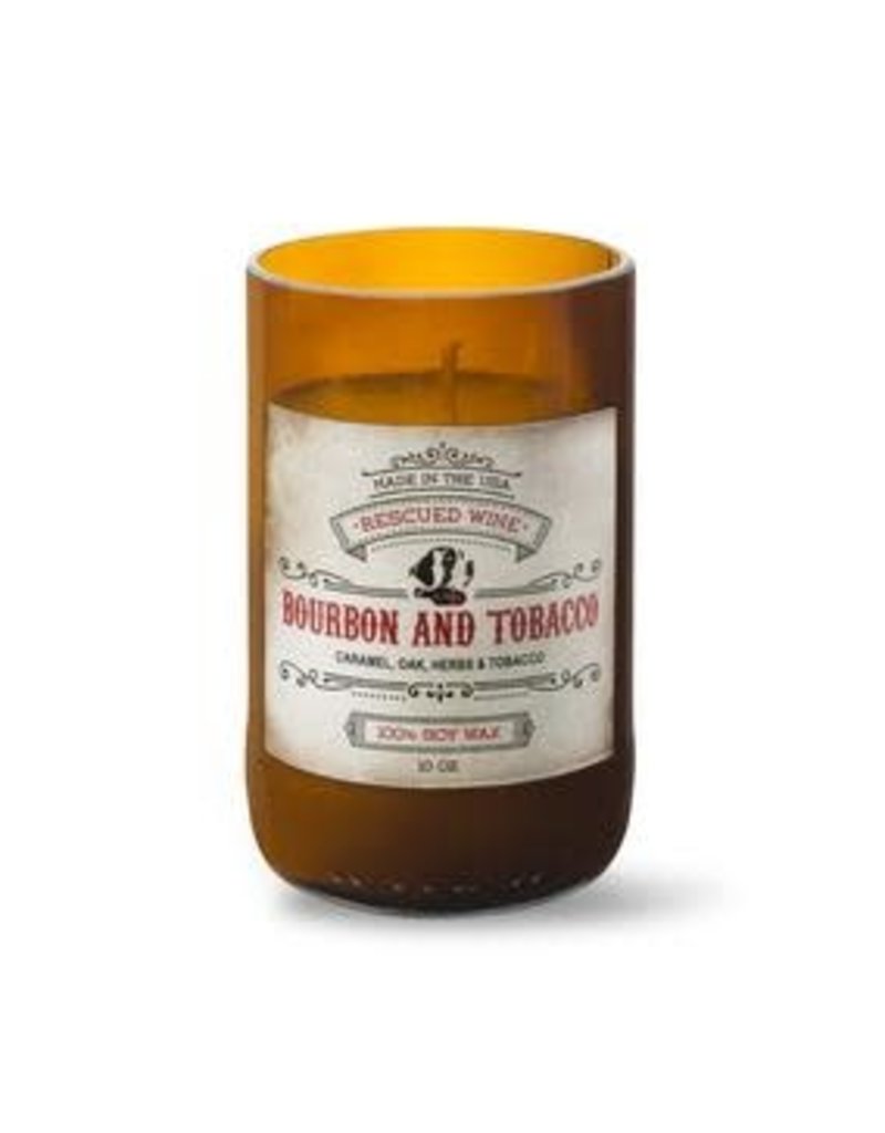 Rescued Wine Bourbon & Tobacco Soy Candle