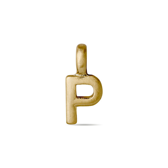 Pilgrim Pendant small Letter Gold plated