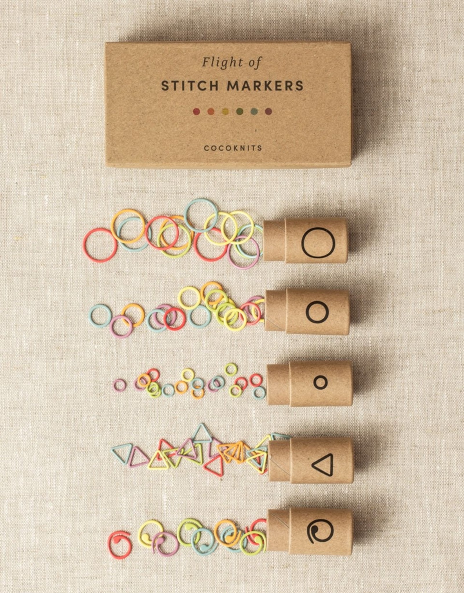 Colored Solid Stitch Markers