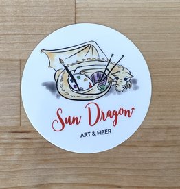 Wizard Pins Sun Dragon Shop Sticker
