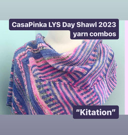 Kitation Casapinka LYS Day Shawl Kit* (knit)