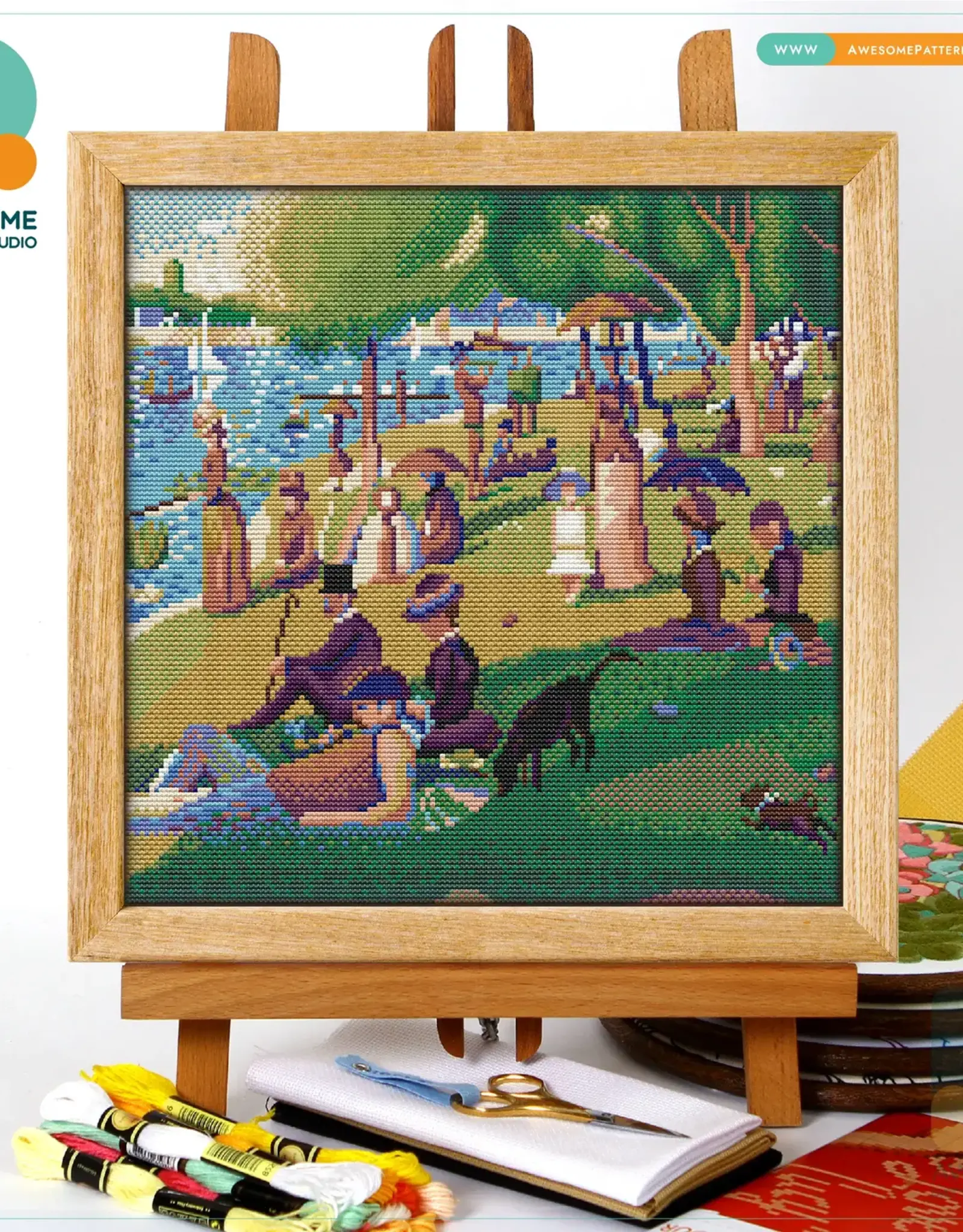 Awesome Pattern Studio Awesome Pattern Studio Cross Stitch kit