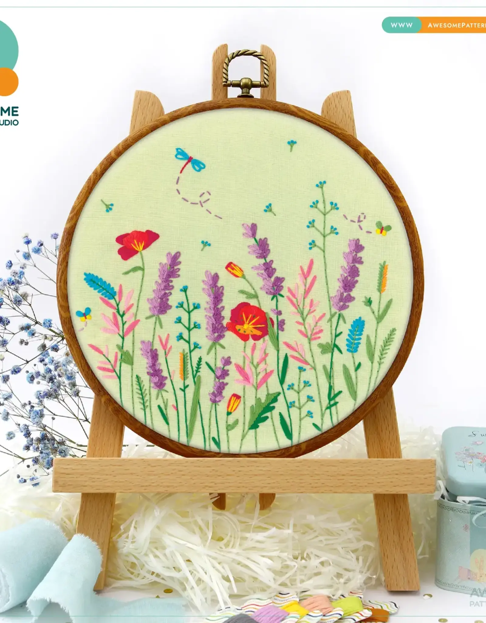 Awesome Pattern Studio Awesome Pattern Studio Embroidery kit