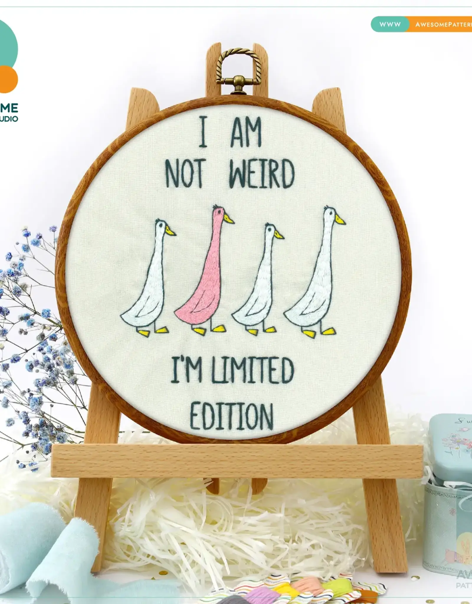 Awesome Pattern Studio Awesome Pattern Studio Embroidery kit
