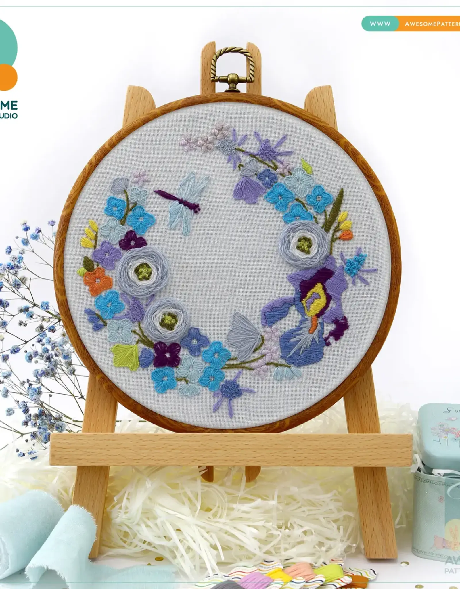 Awesome Pattern Studio Awesome Pattern Studio Embroidery kit