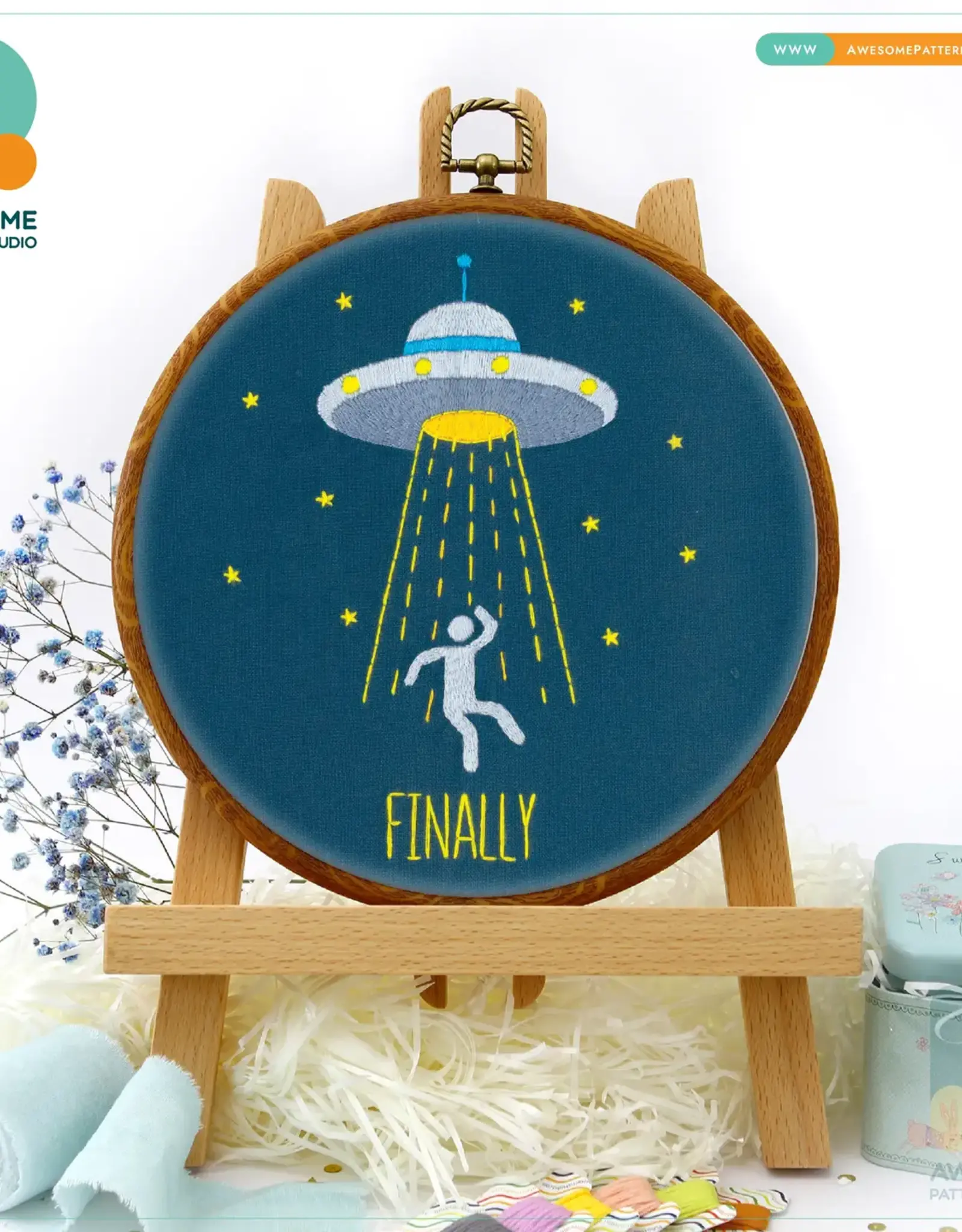 Awesome Pattern Studio Awesome Pattern Studio Embroidery kit