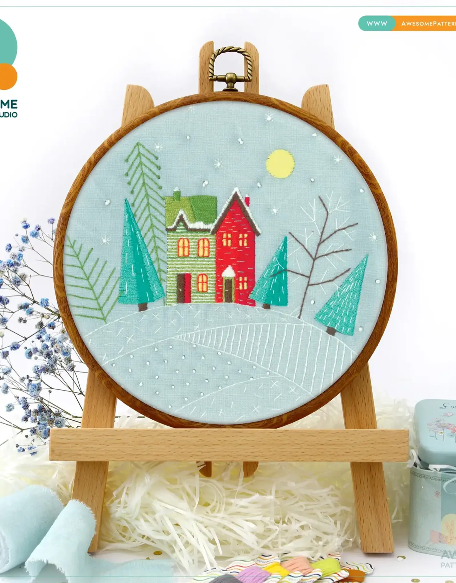 Awesome Pattern Studio Awesome Pattern Studio Embroidery kit