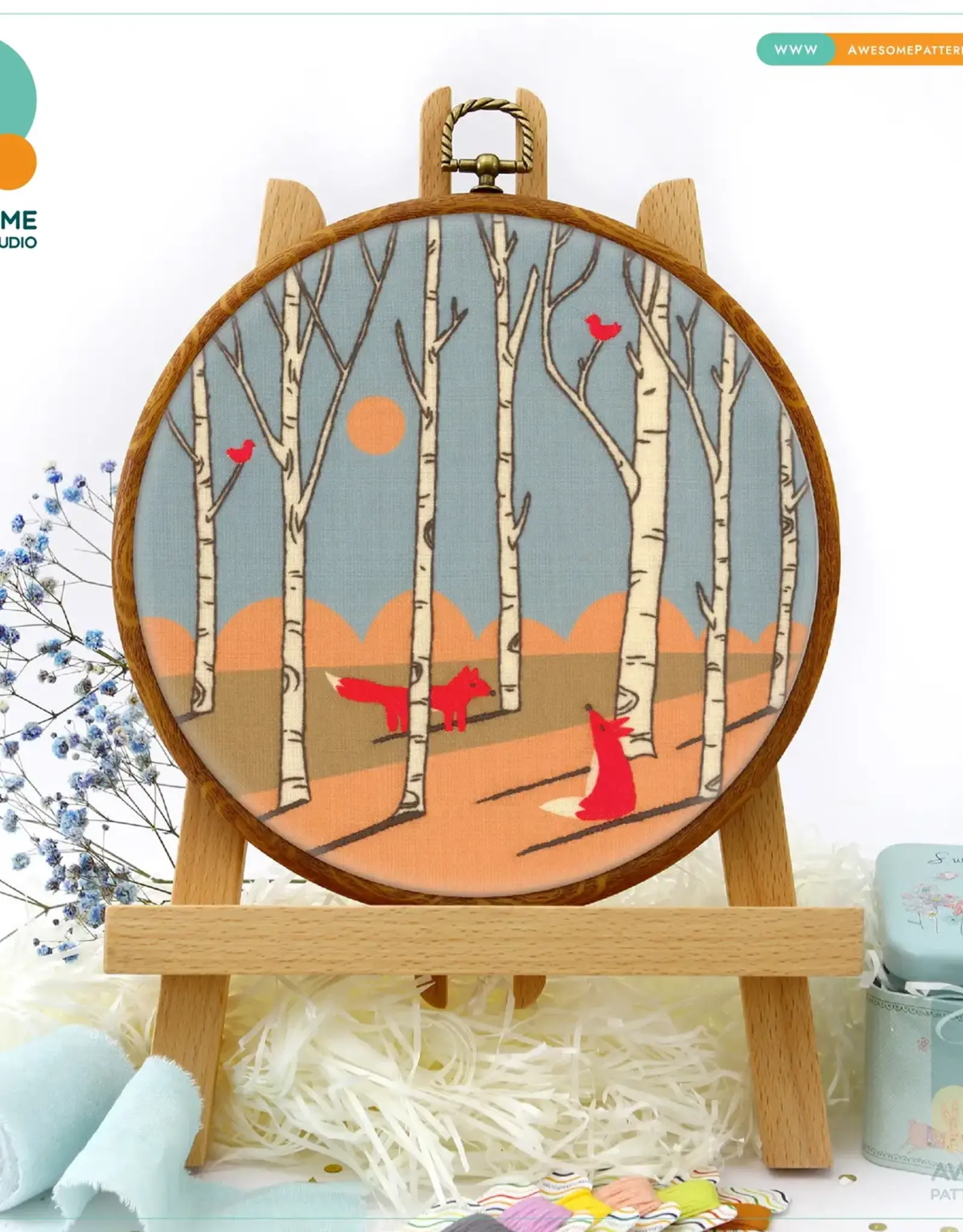 Awesome Pattern Studio Awesome Pattern Studio Embroidery kit