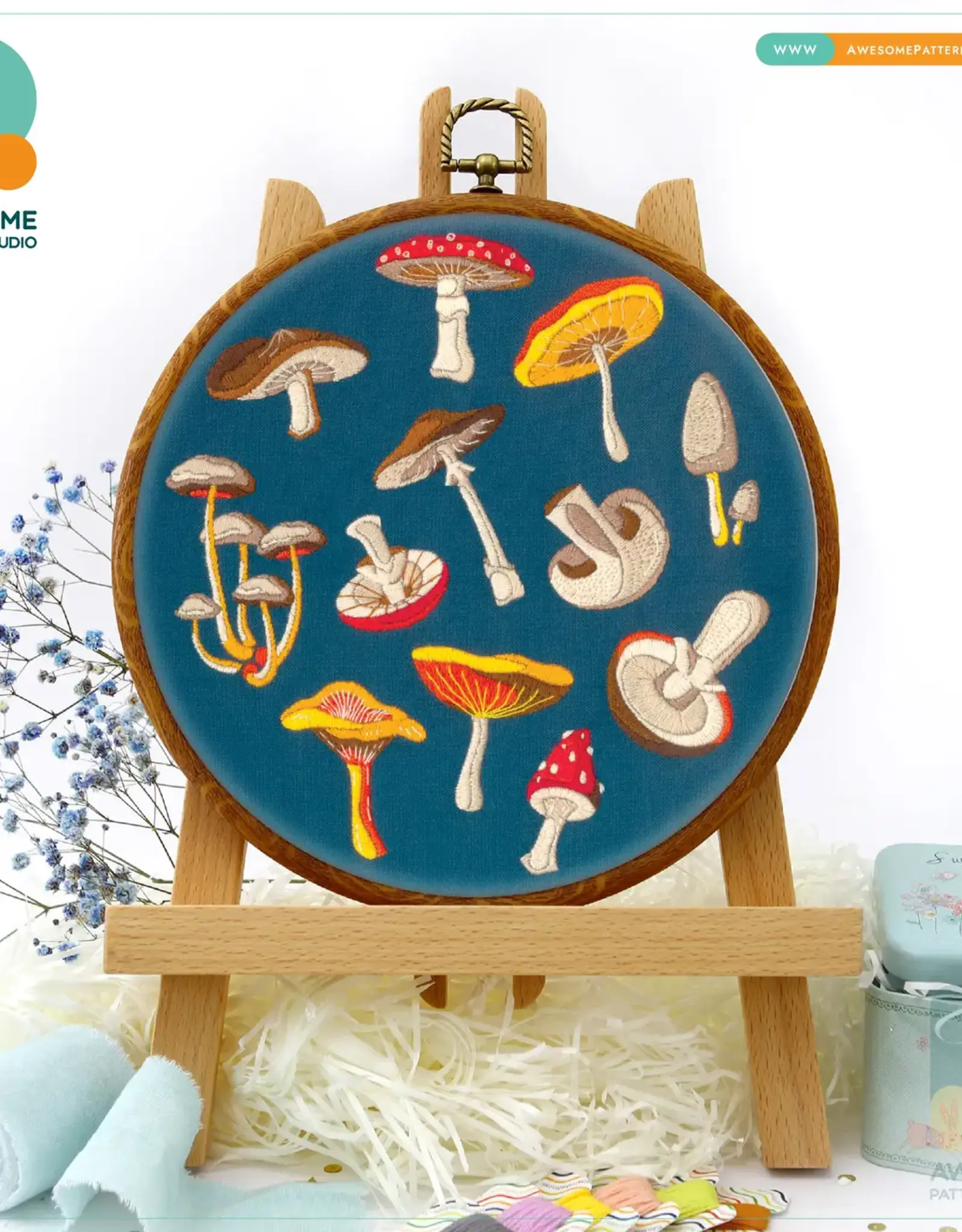 Awesome Pattern Studio Awesome Pattern Studio Embroidery kit