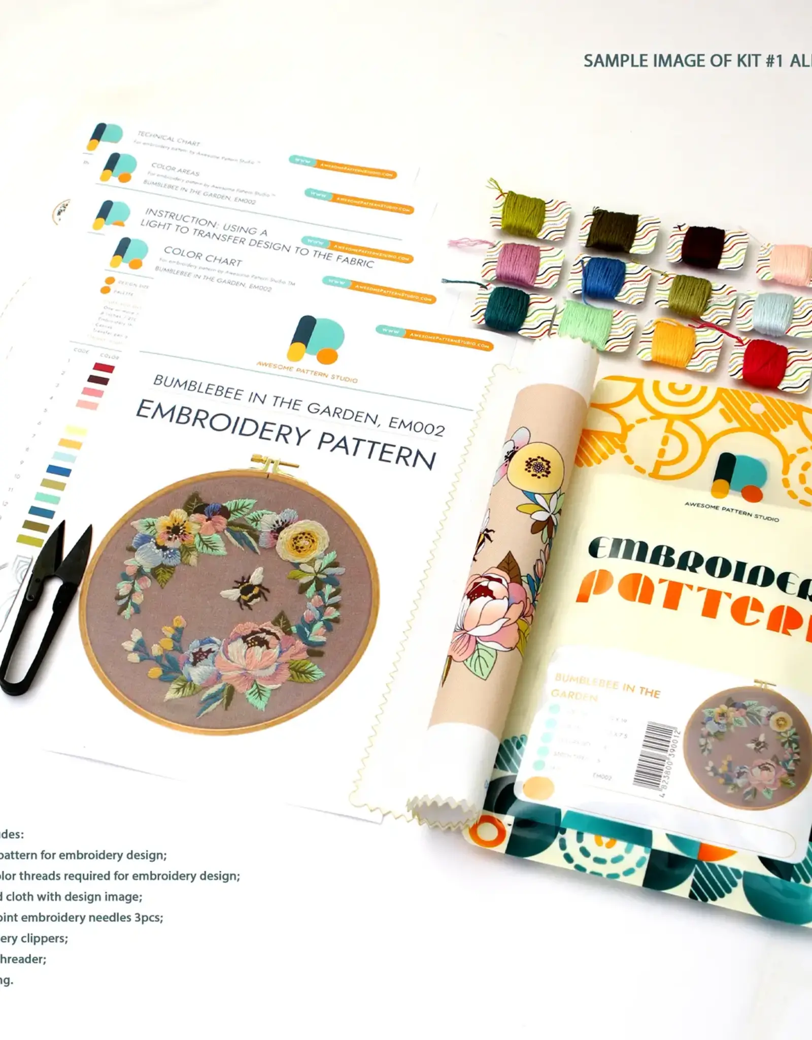 Awesome Pattern Studio Awesome Pattern Studio Embroidery kit