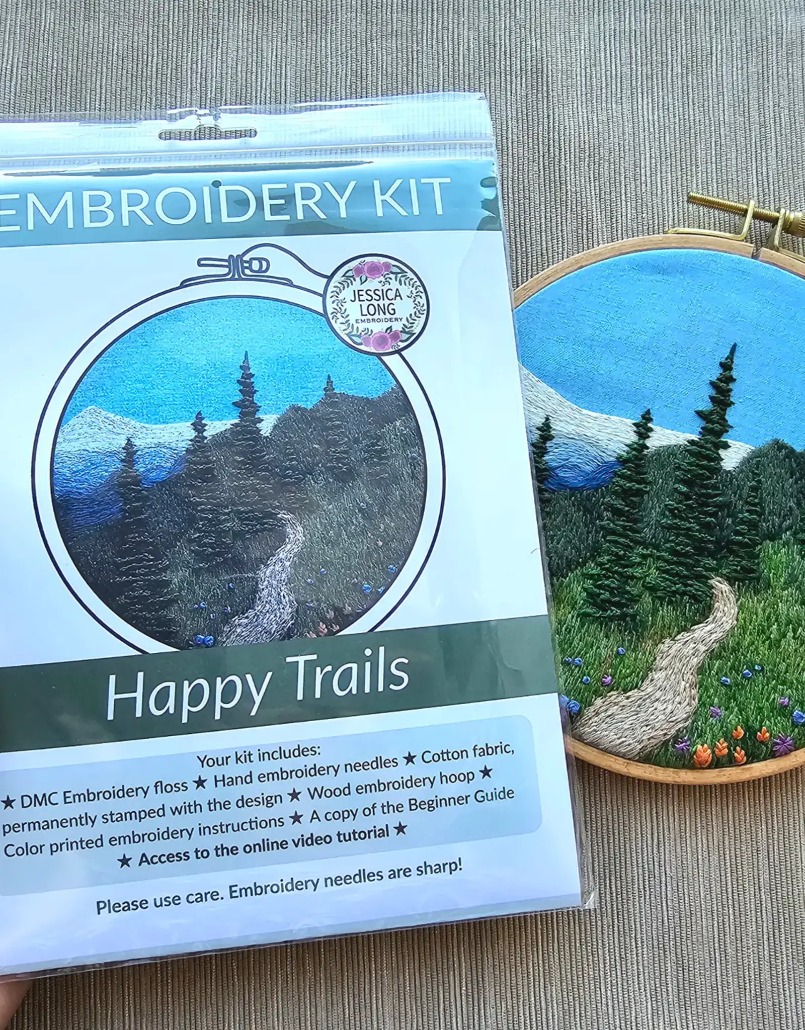 Jessica Long Embroidery Jessica Long Embroidery kit