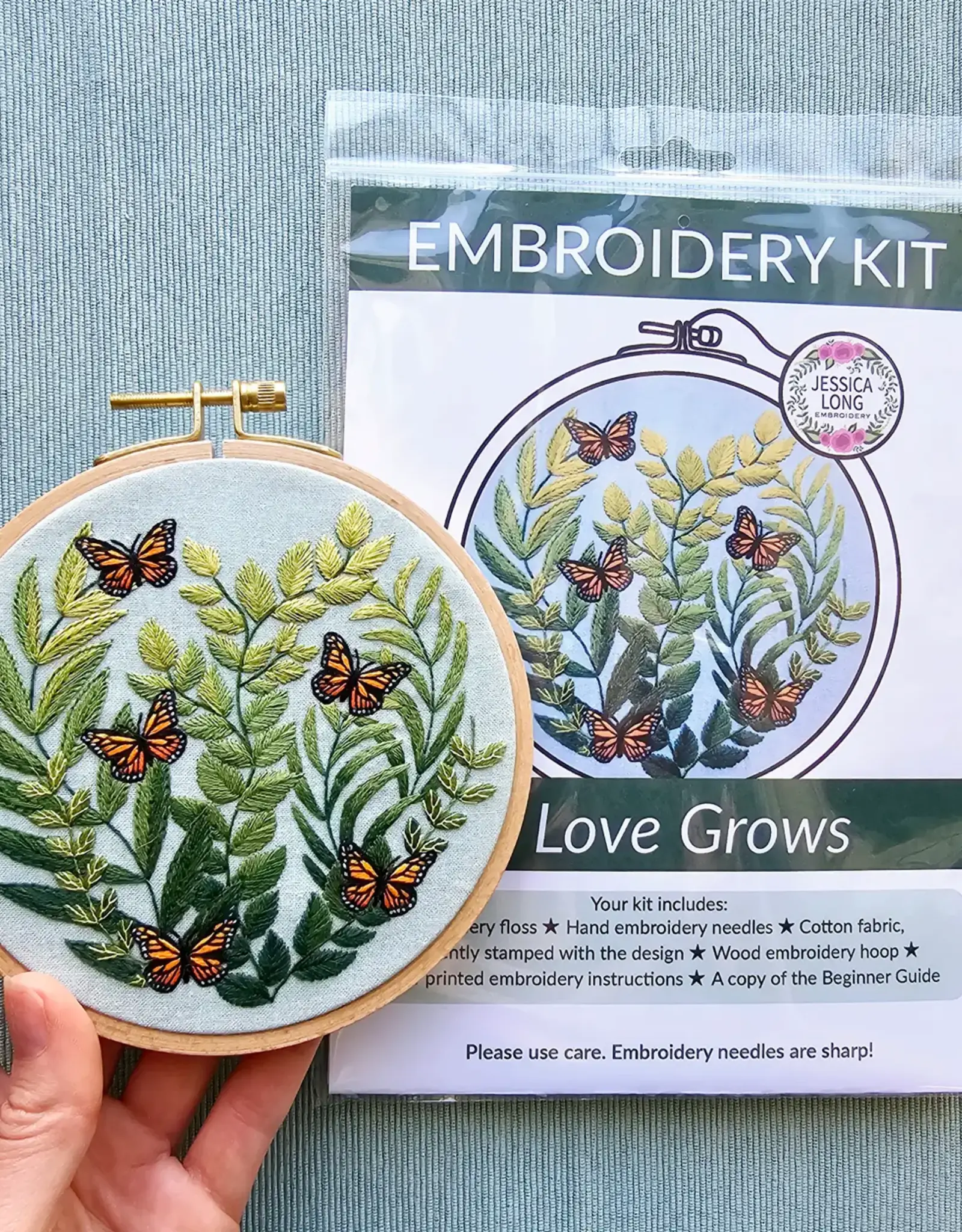 Jessica Long Embroidery Jessica Long Embroidery kit