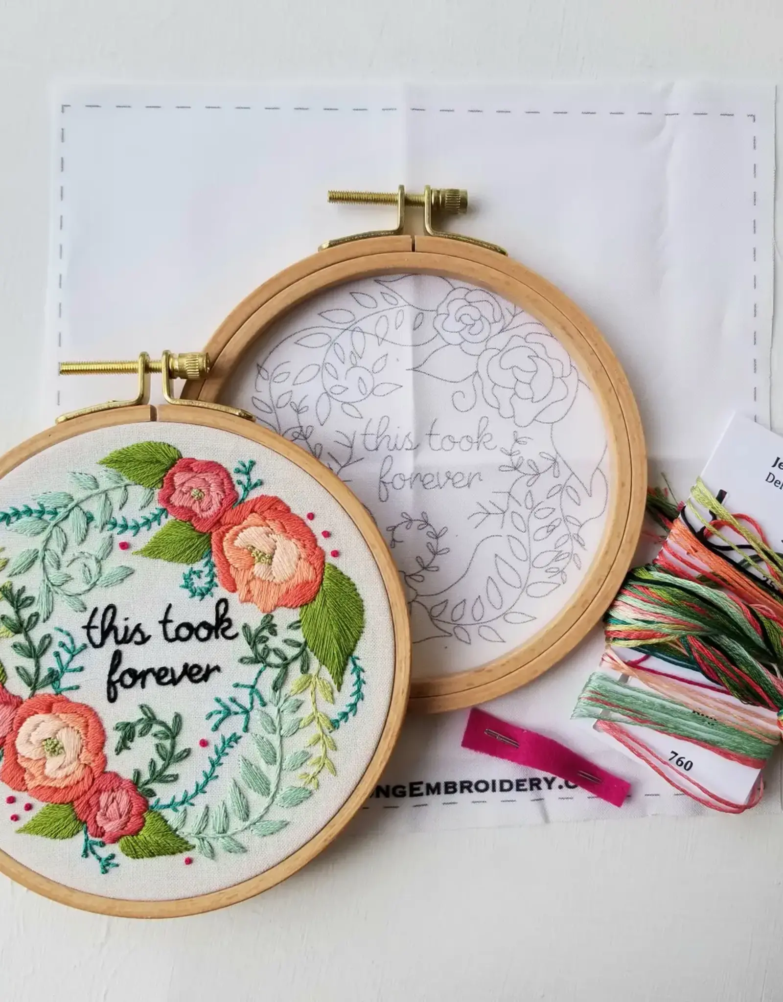 Jessica Long Embroidery Jessica Long Embroidery kit
