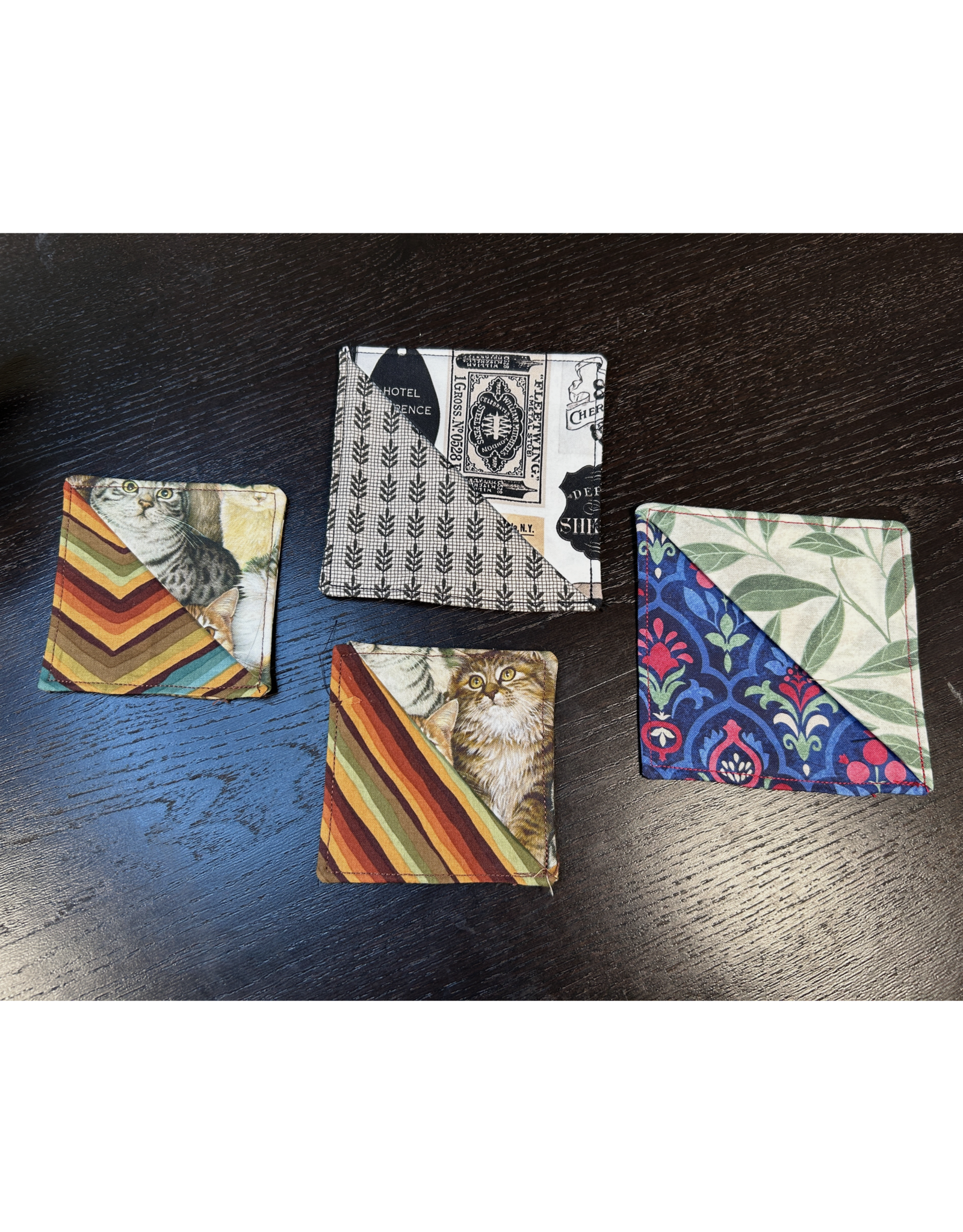 Stitched by Sun Dragon Stitched by Sun Dragon corner bookmark