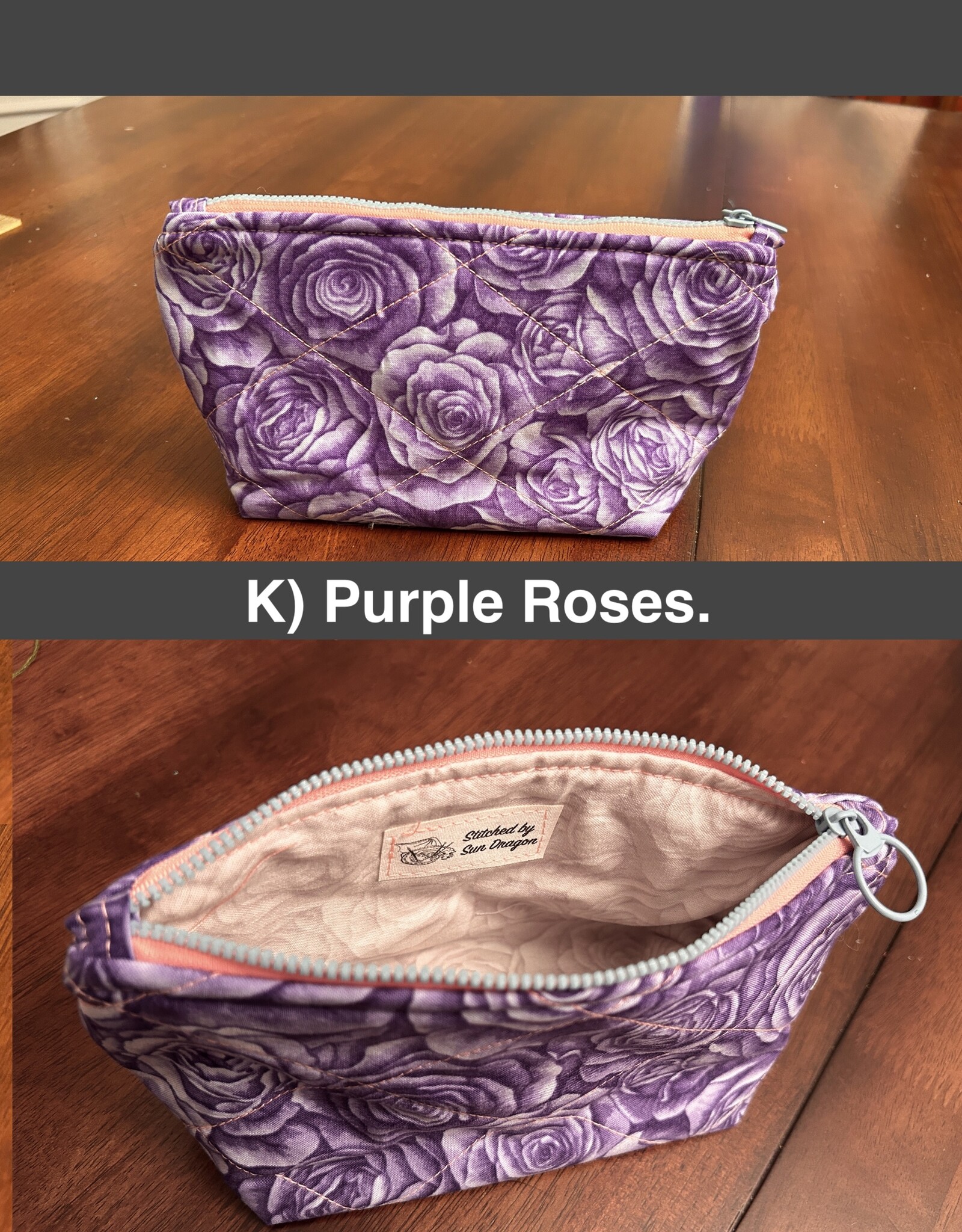 Stitched by Sun Dragon Stitched by Sun Dragon Notion Pouch