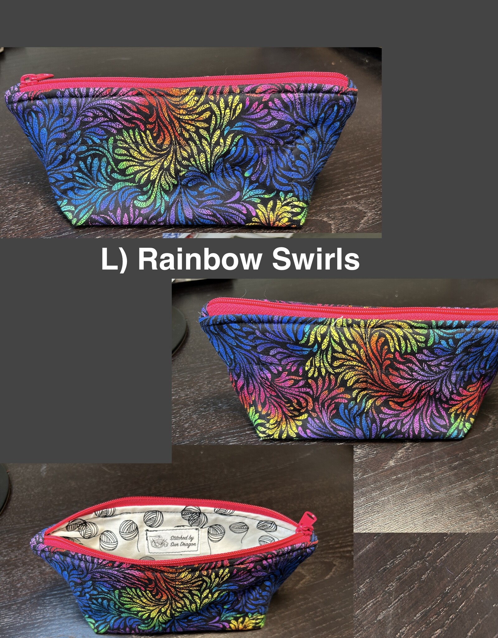 Stitched by Sun Dragon Stitched by Sun Dragon Notion Pouch