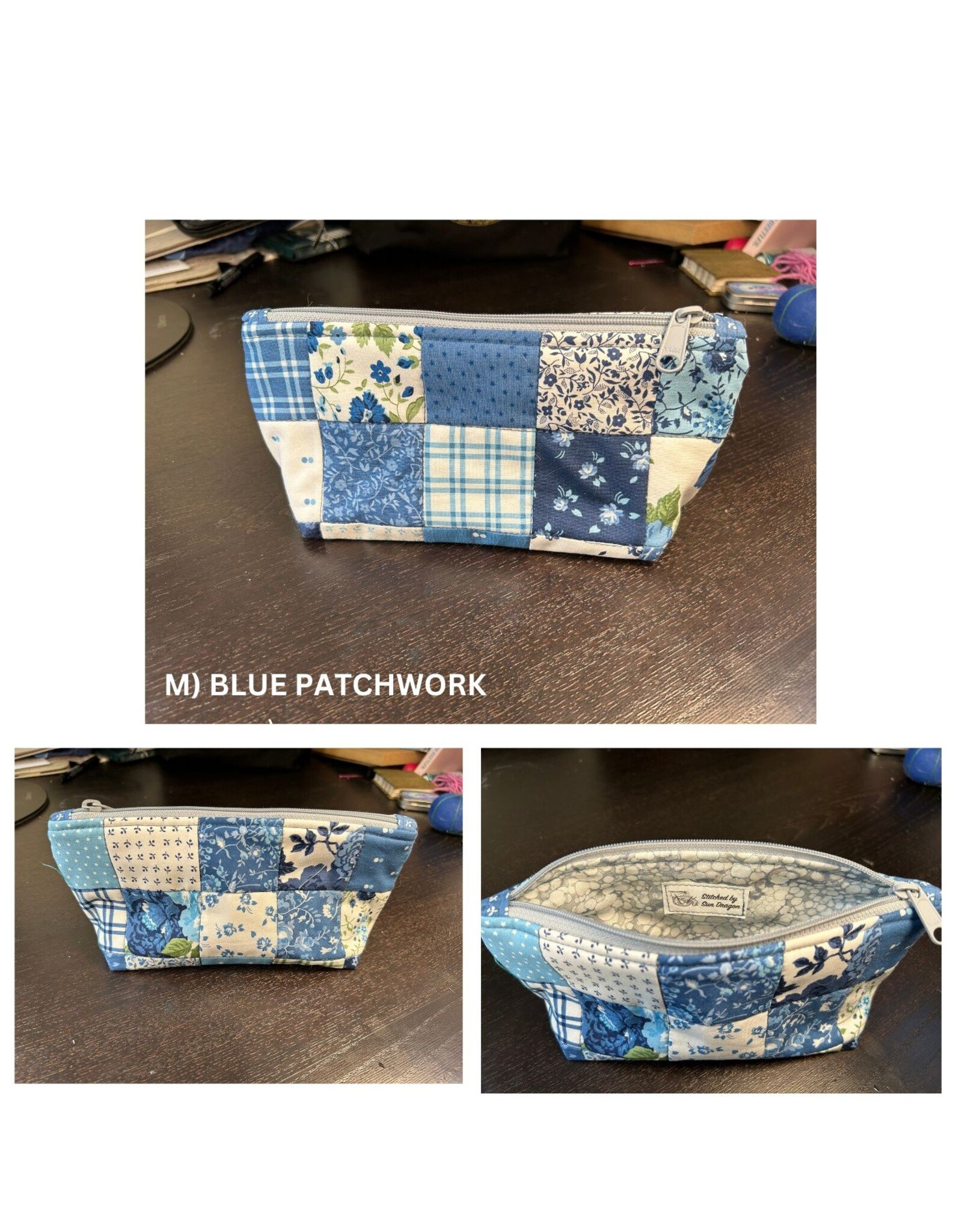 Stitched by Sun Dragon Stitched by Sun Dragon Notion Pouch