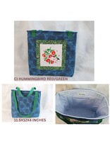 Stitched by Sun Dragon Stitched by Sun Dragon Medium Tote Bag