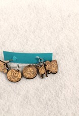 Tiny Batch Productions Locally made Sun Dragon wood engravings