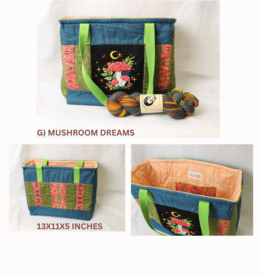Stitched by Sun Dragon Stitched by Sun Dragon Medium Tote Bag