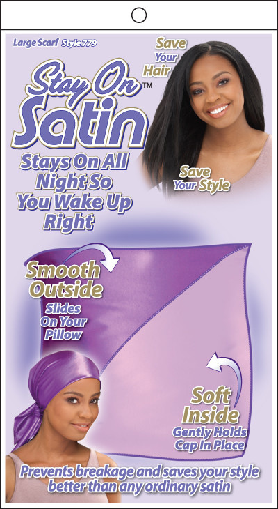 STAY ON SATIN Large Scarf STAY ON SATIN Large Scarf