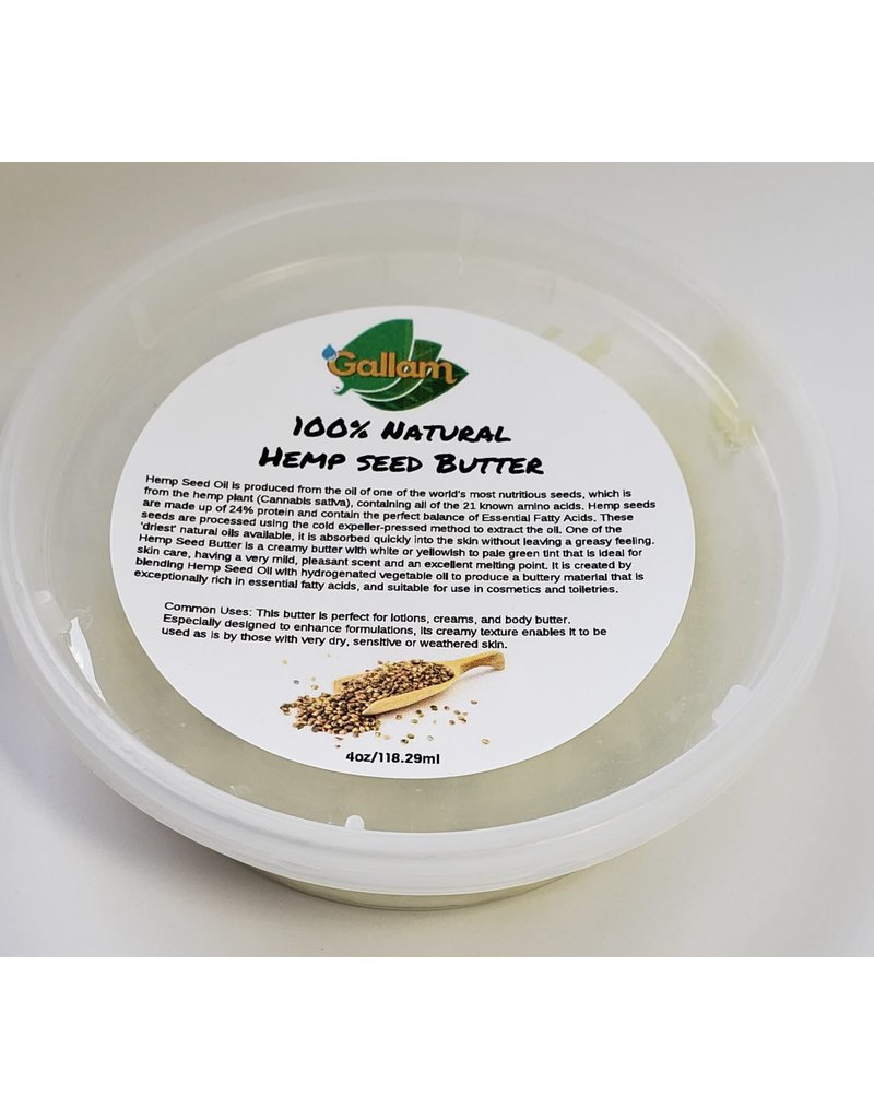 Gallam Natural Products Gallam Hemp Seed Butter 4oz