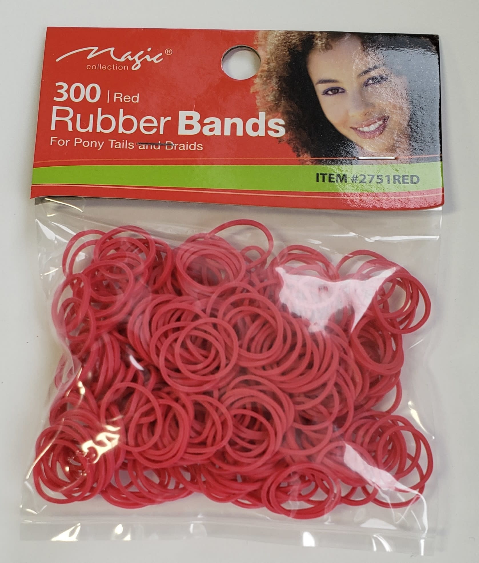 red rubber bands