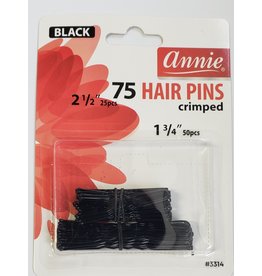 Annie 75 Hair Pins Crimped #3314
