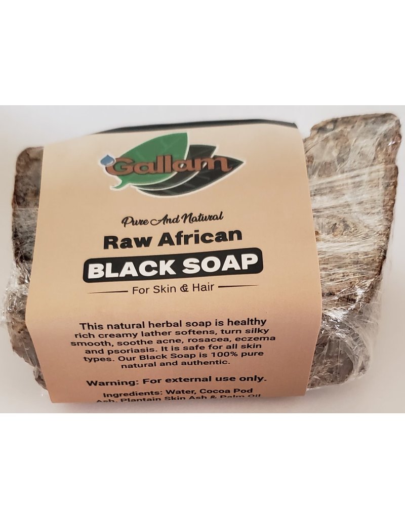 Gallam Natural Products Gallam African Black Soap 5oz