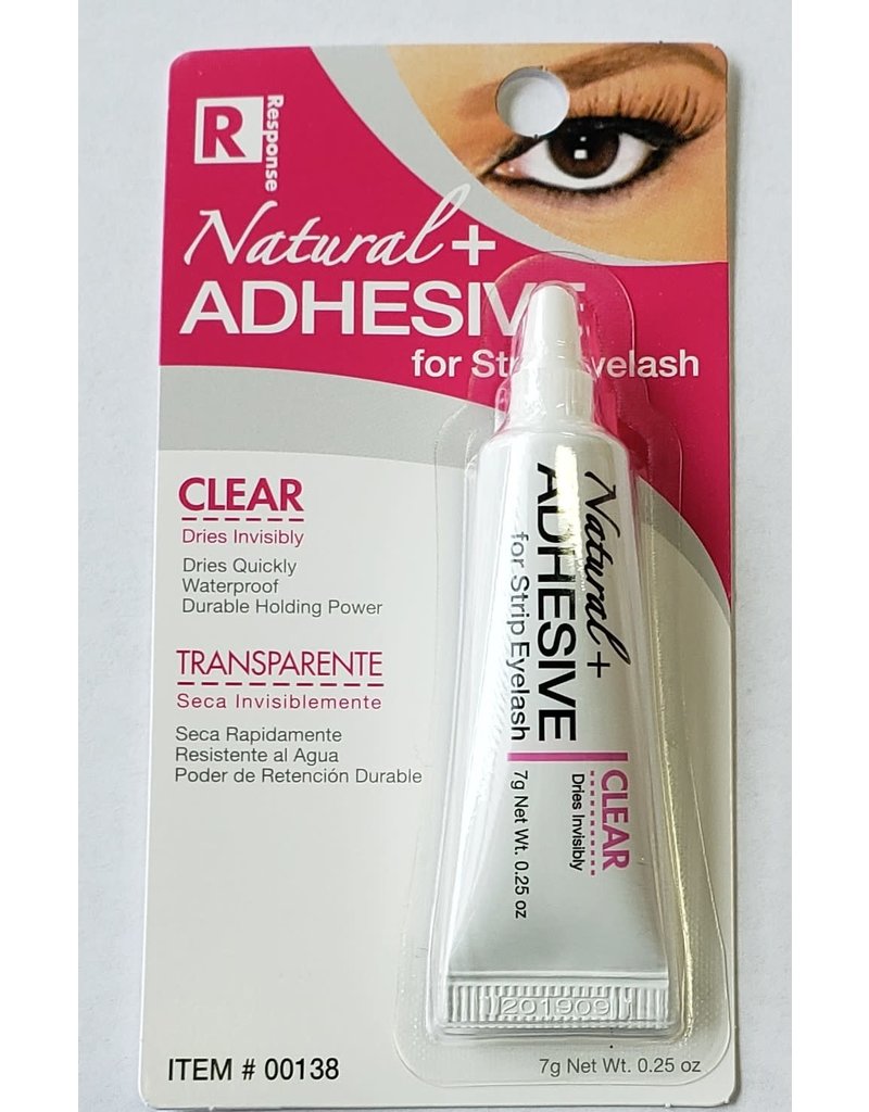 Natural + Natural Clear Adhesive Eyelashes