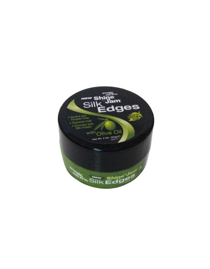 Ampro Pro Styl Shine n Jam Edges Silk Olive Oil 2.25oz