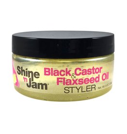 Shine n' Jam Black Castor Styler 8oz