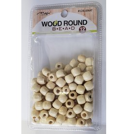 Magic Natural Wooden Beads12816NAT