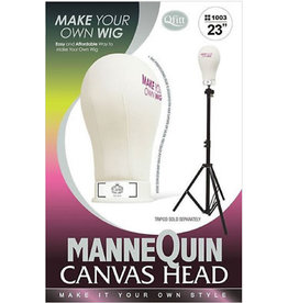 M&M Headgear Qfitt Mannequin Canvas Head 23"