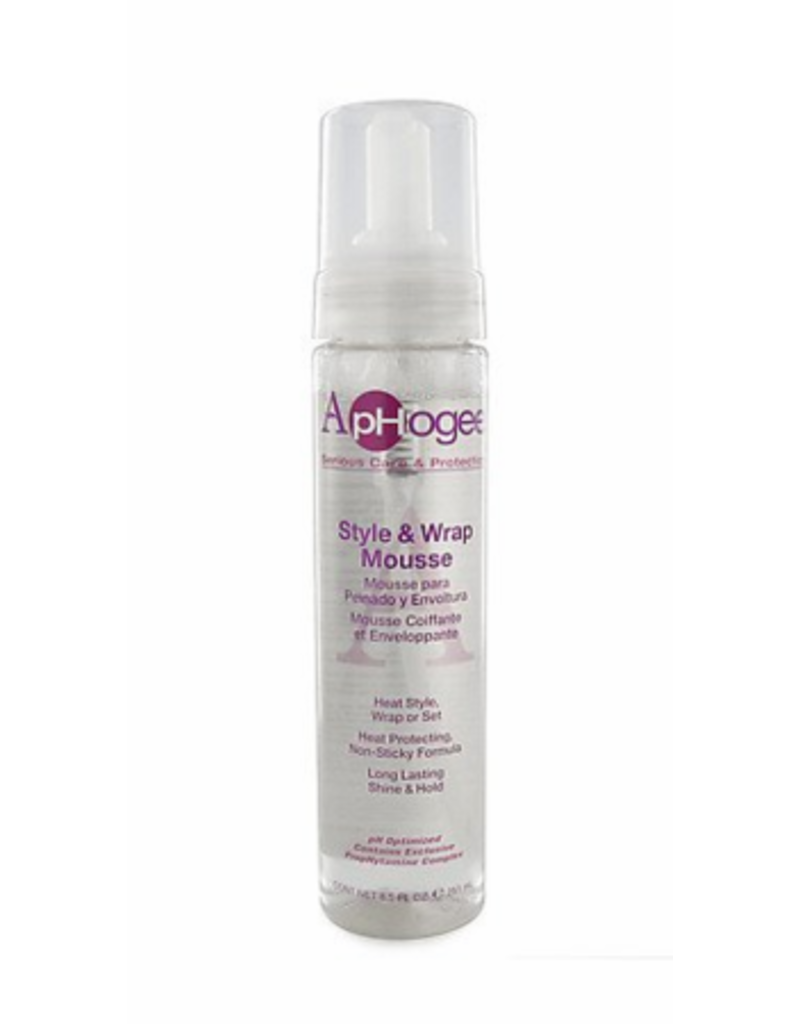 Aphogee APHOGEE STYLE & WRAP MOUSSE 8.5oz