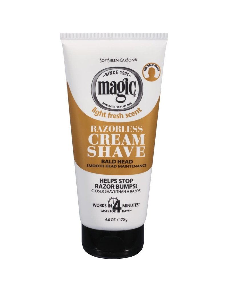 Magic Razorless Shave Bald Head 6oz