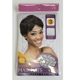 Invisible Mesh Hair Net #505 Blk