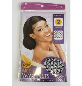 M&M Head Gear Wave Nets #507 Blk
