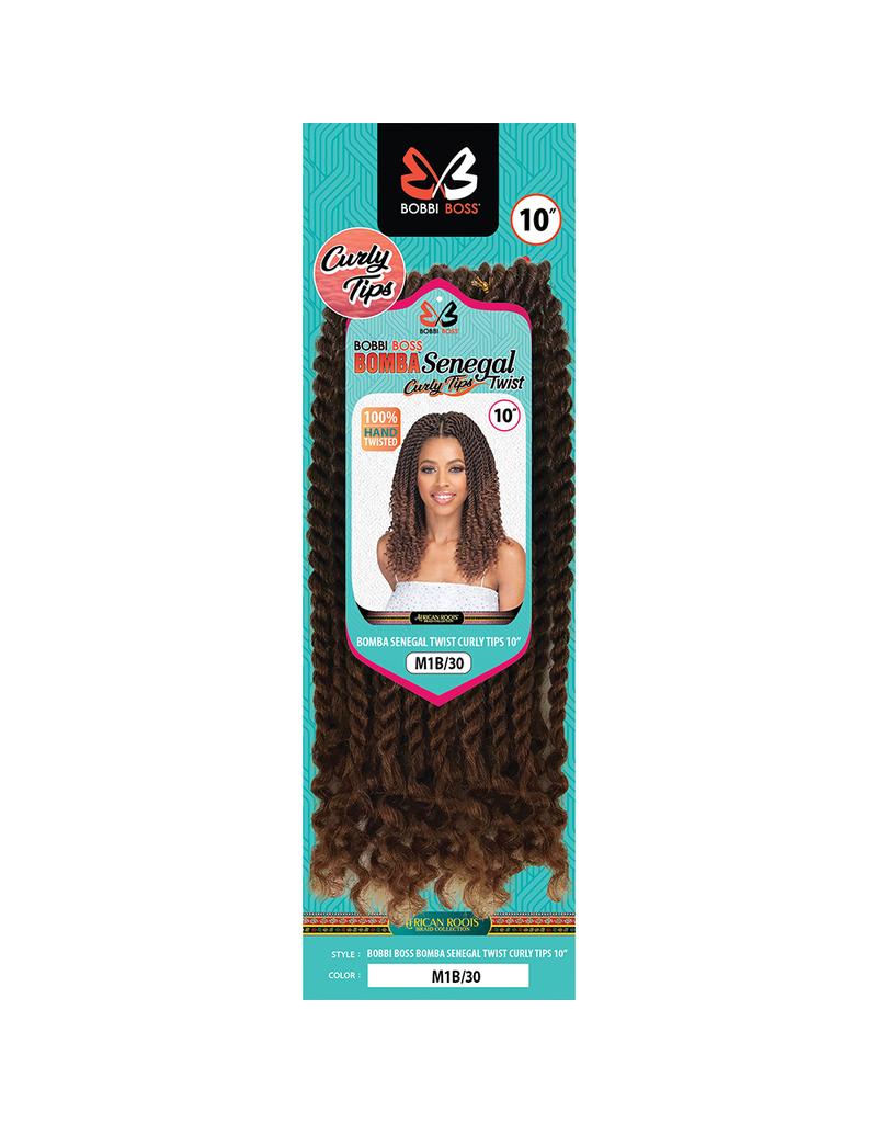 Bomba Senegal Twist Curly Tips 10"