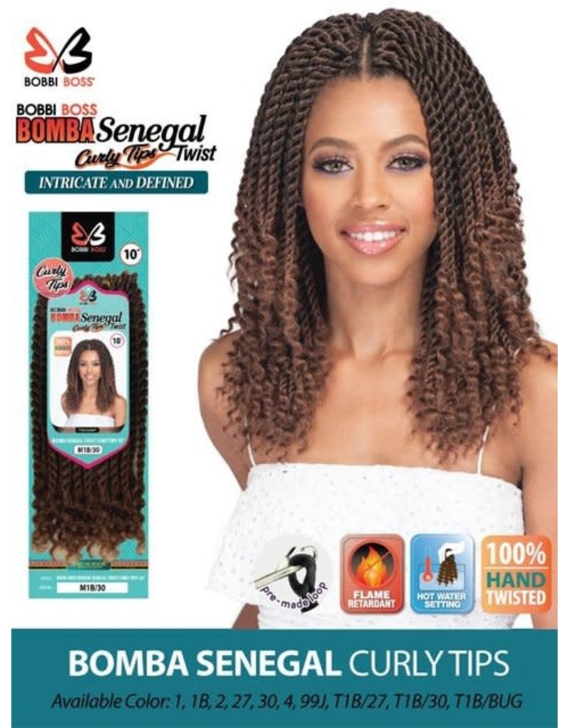 Bomba Senegal Twist Curly Tips 10"